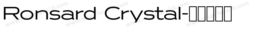 Ronsard Crystal字体转换